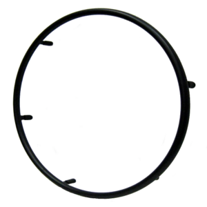 24" Omobic Black Aluminium Pushrim (6 Tab Fixing)
