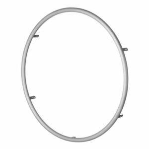 24" Omobic Silver Aluminium Pushrim (6 Tab Fixing)