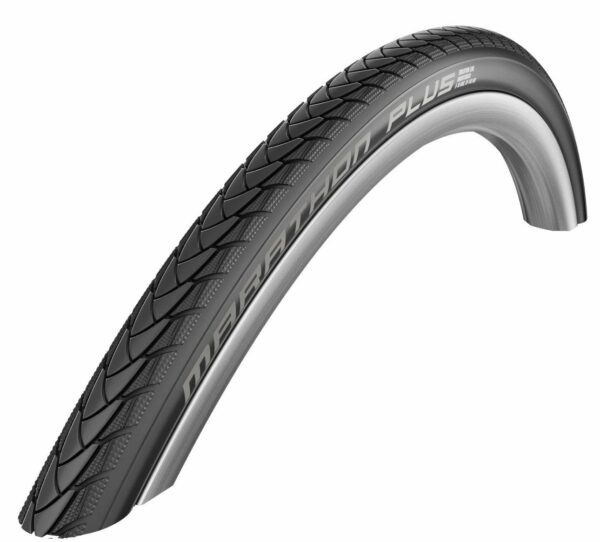 24 x 1 (25-540) Schwalbe Marathon Plus Black Puncture Resistant Wheelchair Tyre