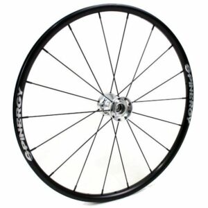 24" Spinergy Everyday Wheel - Black Rim, Silver Hub, 18 Coloured Spokes