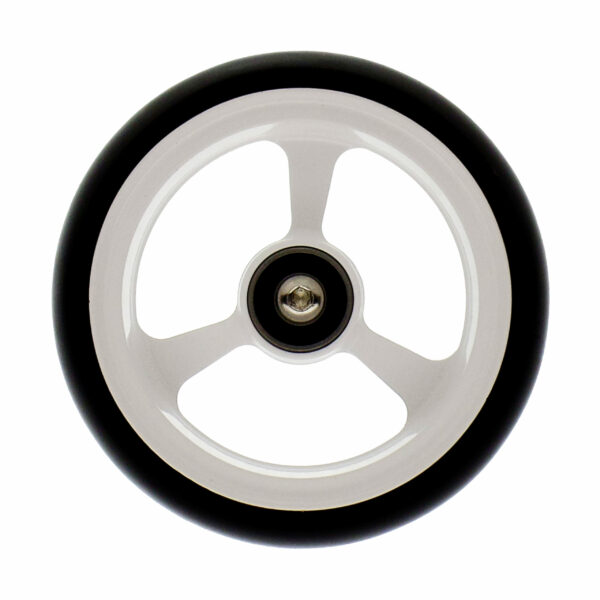 6 X 1.4" Frog Legs Powder Coated Castor Wheel (White)