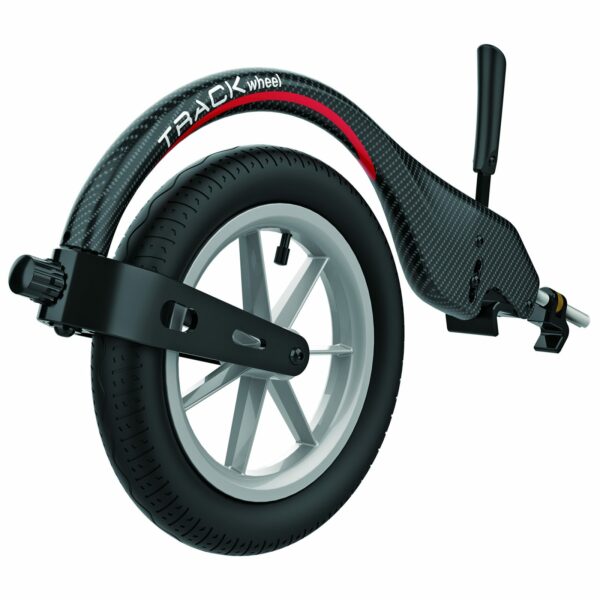 Rehasense Track Wheel - Single Arm Black Aluminium - Image 2