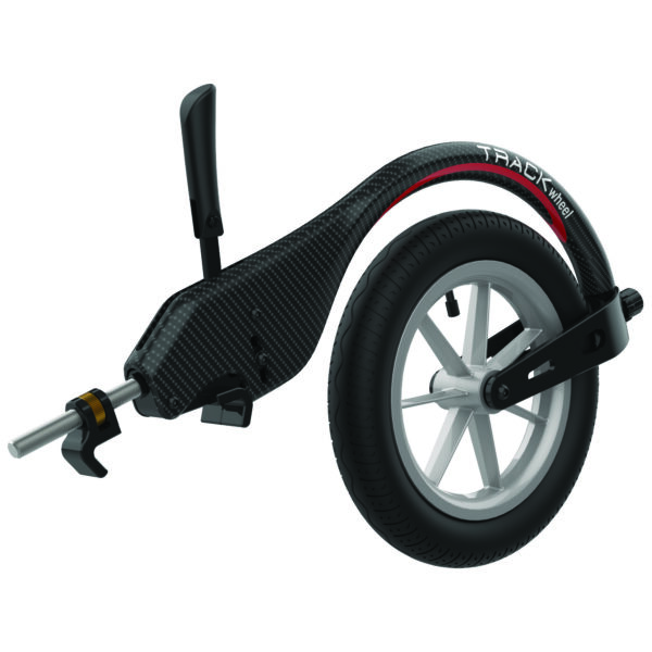 Rehasense Track Wheel - Single Arm Black Aluminium - Image 3