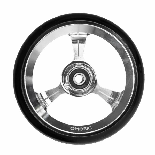 6" (150 x 35mm) Omobic Tristar Alucore Polished Castor Wheel - Image 2