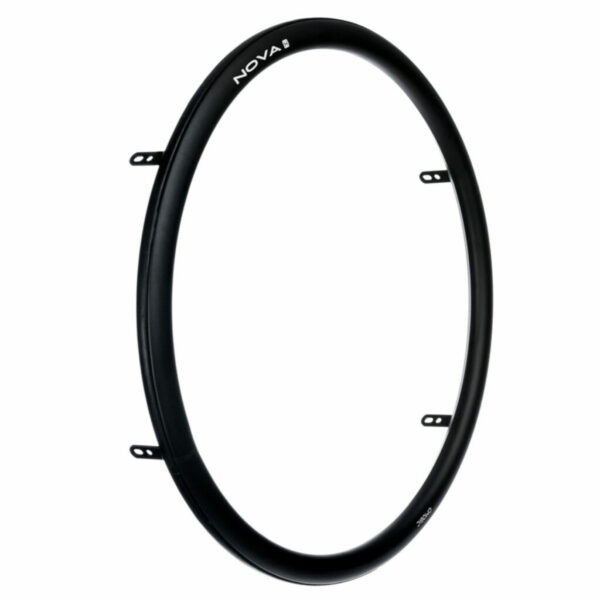 25″ Omobic Nova Black Pushrim (6 Tab Fixing)